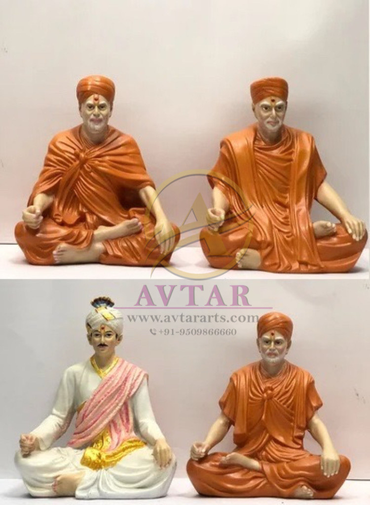 Guru Parampara Swamiji Statues BAPS Swaminarayan